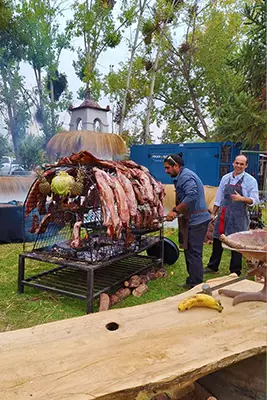 チリの定番料理“アサード”